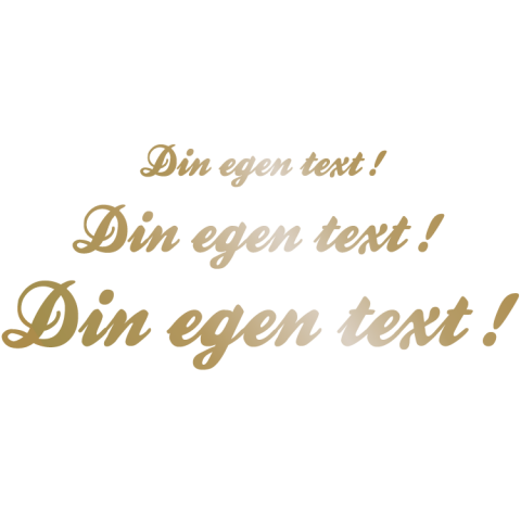 Egen brevlåde text