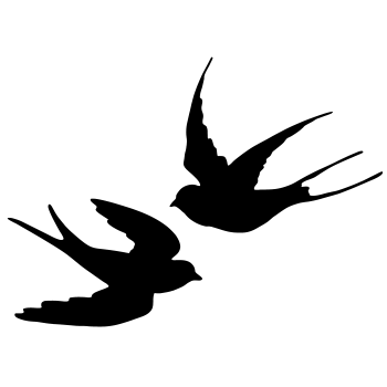 Väggdekor Birds