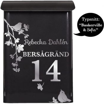 Brevlåda Dekor