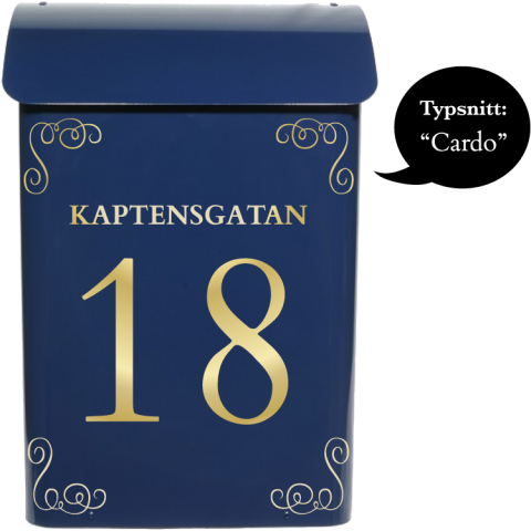 Brevlåda Dekor