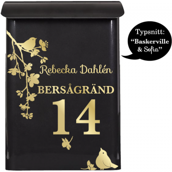 Brevlåda Dekor