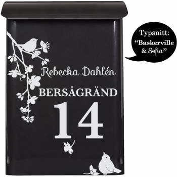 Brevlåda Dekor