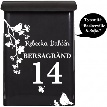 Brevlåda Dekor