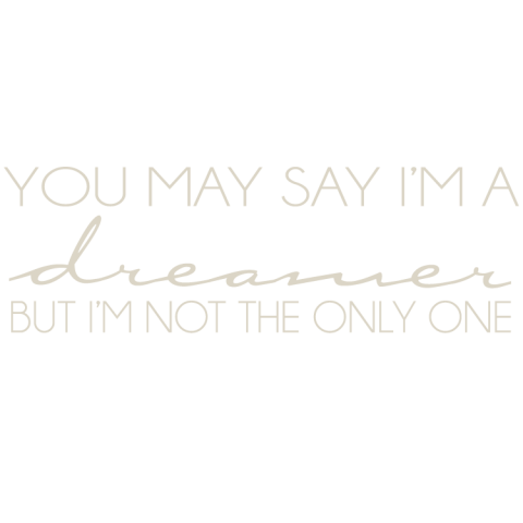 Väggtext Dreamer Väggtext Dreamer
