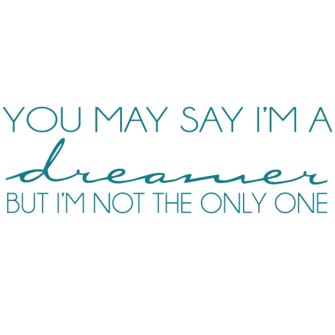 Väggtext Dreamer Väggtext Dreamer