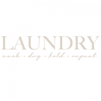 Väggtext Laundry