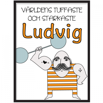 Namntavla Starke Adolf