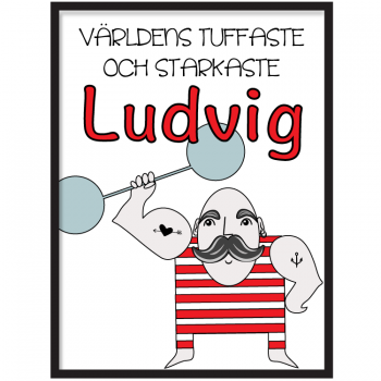 Namntavla Starke Adolf