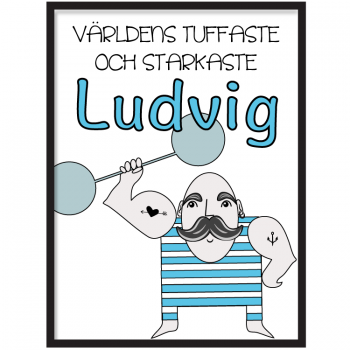 Namntavla Starke Adolf