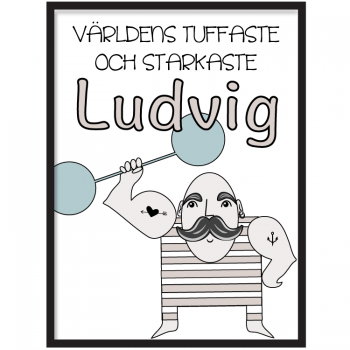 Namntavla Starke Adolf