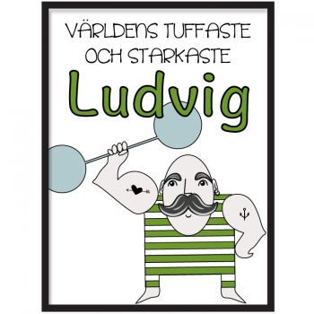 Namntavla Starke Adolf