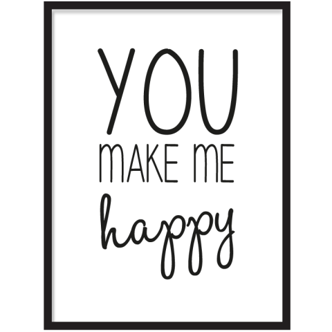 You make me happy