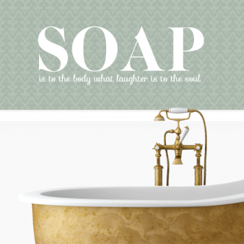 Väggtext SOAP is..