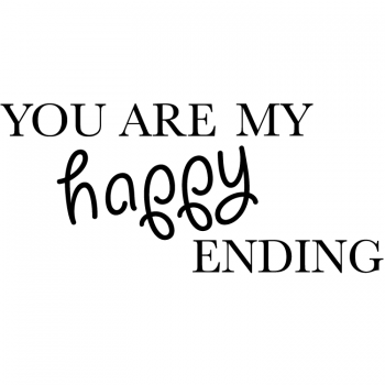 Väggtext My happy ending