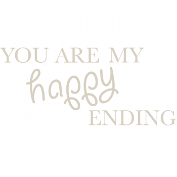 Väggtext My happy ending