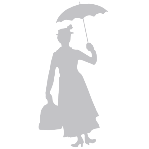 Väggdekor Mary Poppins