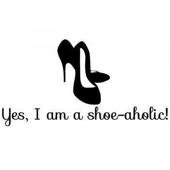 Väggdekor Shoe-aholic!