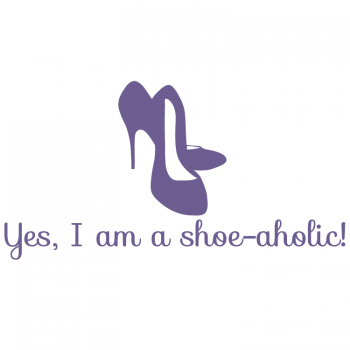 Väggdekor Shoe-aholic!