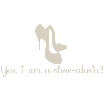 Väggdekor Shoe-aholic!