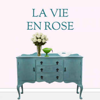 Väggtext La Vie En Rose