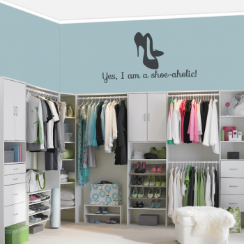 Väggdekor Shoe-aholic!