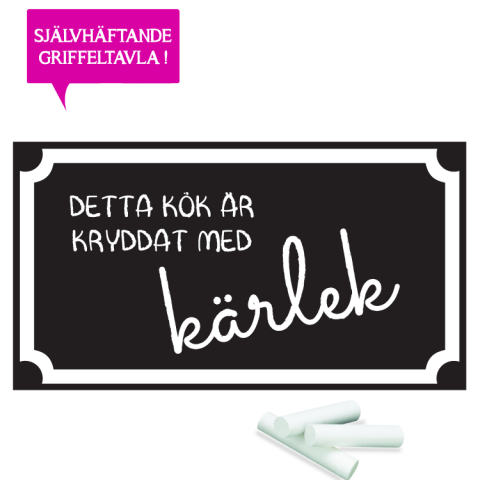 Väggdekor Griffeltavla 