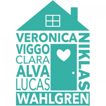 Väggdekor Our House