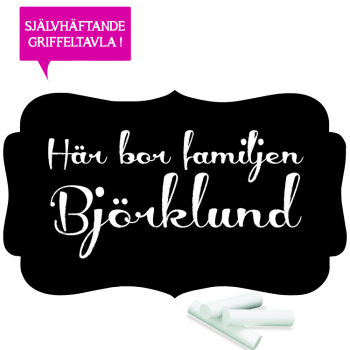 Väggdekor Griffeltavla