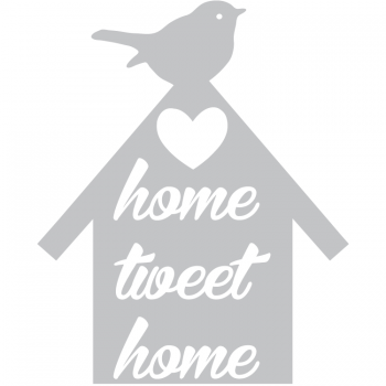 Väggdekor Home tweet Home