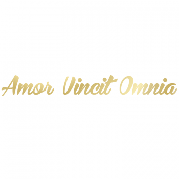 Väggtext Amor Vincit Omnia