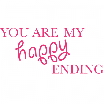 Väggtext My happy ending