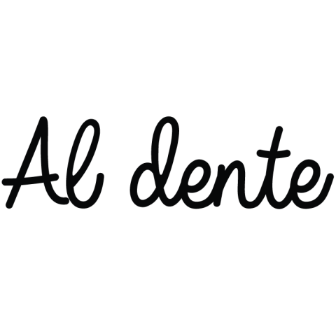 Väggtext Al Dente Väggtext Al Dente