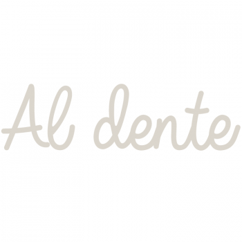 Väggtext Al Dente