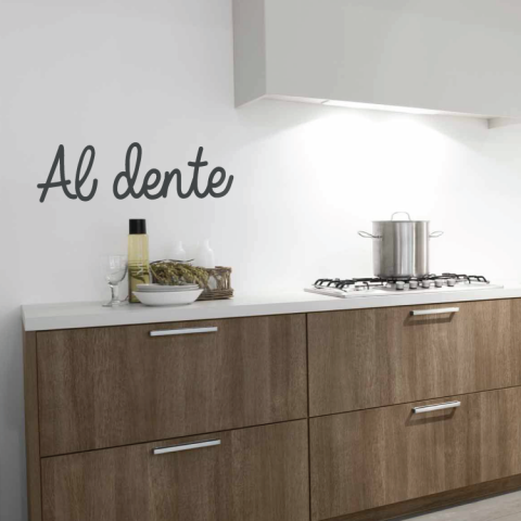 Väggtext Al Dente Väggtext Al Dente